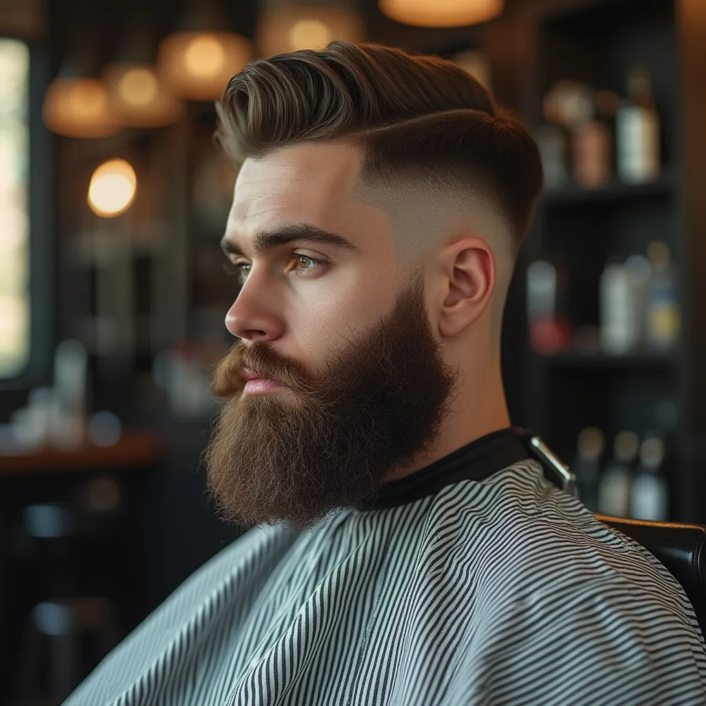 Sillón de barbero clásico