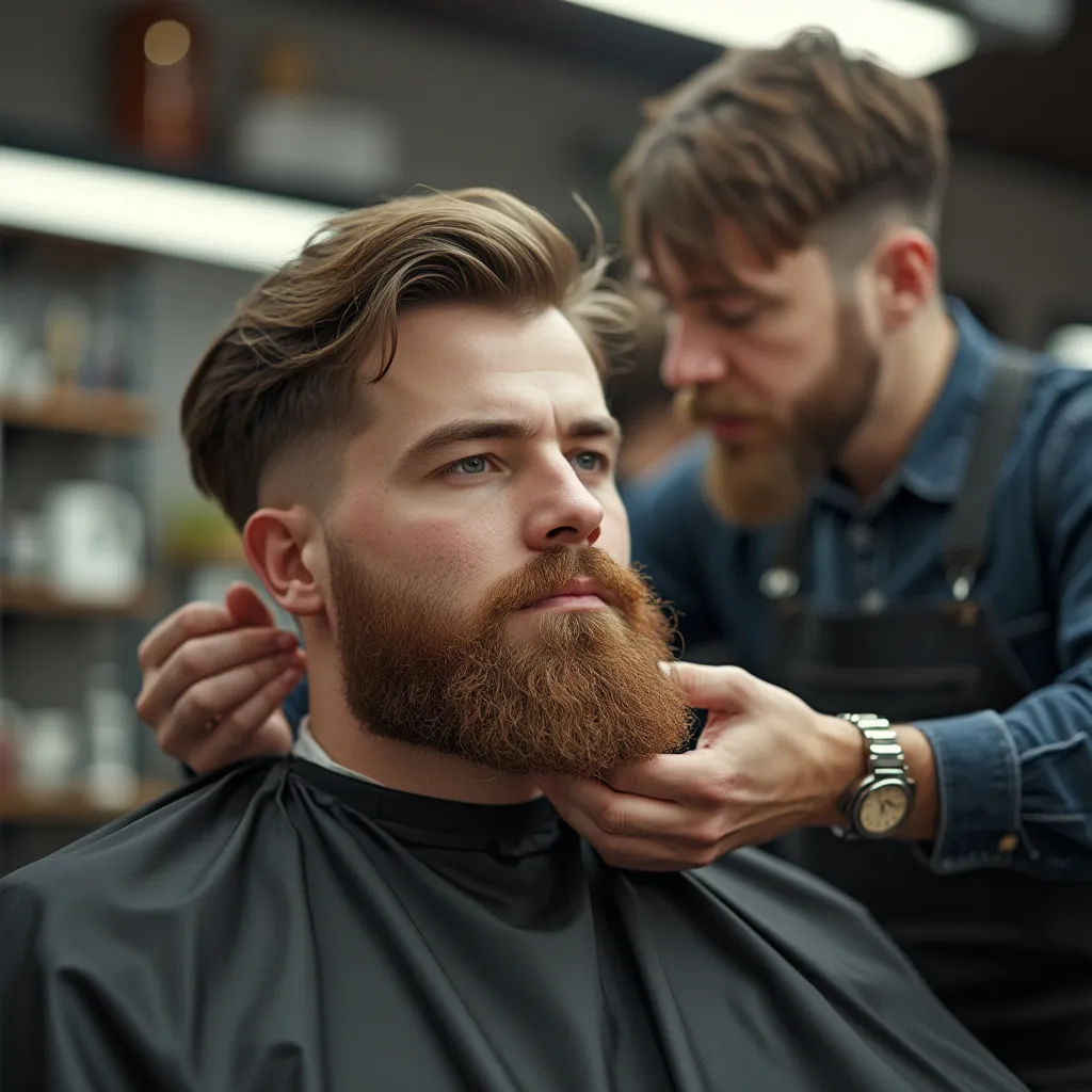 Cliente satisfecho tras corte